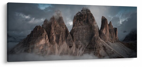 Kép - Három fogak, olasz Dolomitok (120x50 cm)