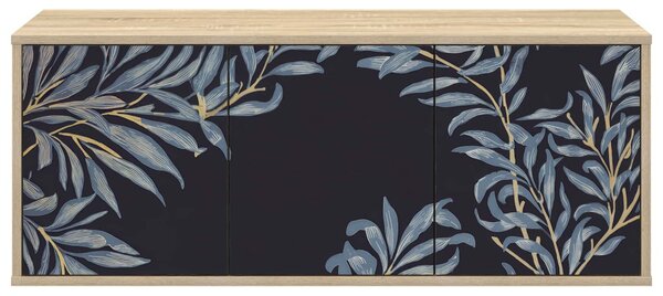 Falsítható TV Szekrény DOKKUM 102 x 33 x 40 cm Sonoma Tölgy