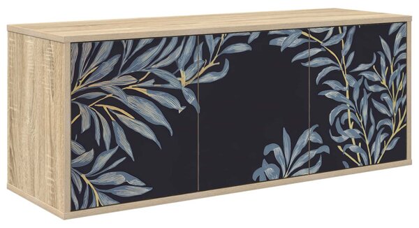 Falsítható TV Szekrény DOKKUM 102 x 33 x 40 cm Sonoma Tölgy
