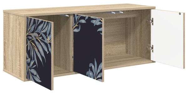 Falsítható TV Szekrény DOKKUM 102 x 33 x 40 cm Sonoma Tölgy