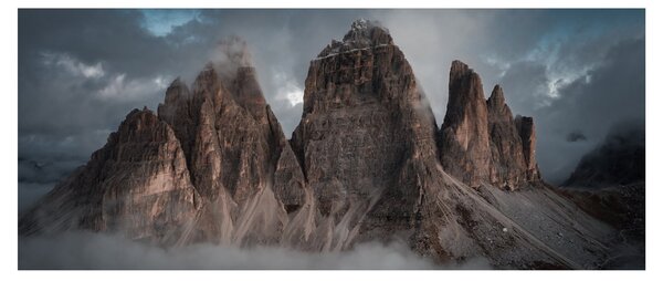 Kép - Három fogak, olasz Dolomitok (120x50 cm)