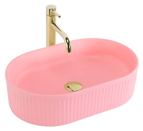 Pultos mosdókagyló Rea Vanda Bubble Gum Matt