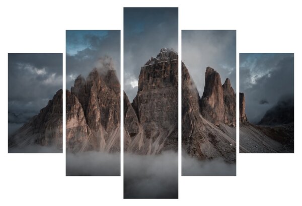 Kép - Három fogak, olasz Dolomitok (150x105 cm)