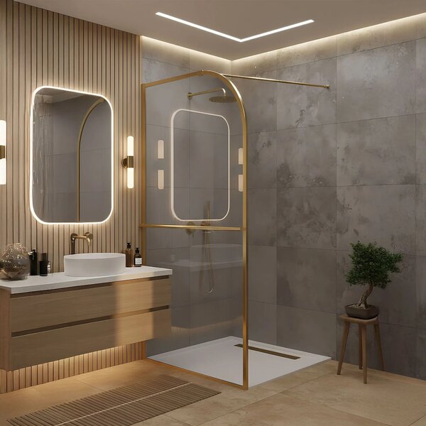 Zuhanyfal Rea Sky Brush Gold 100