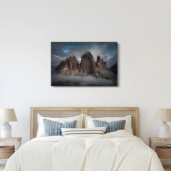 Kép - Három fogak, olasz Dolomitok (90x60 cm)
