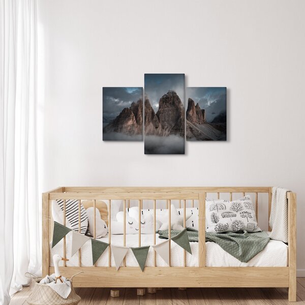 Kép - Három fogak, olasz Dolomitok (90x60 cm)