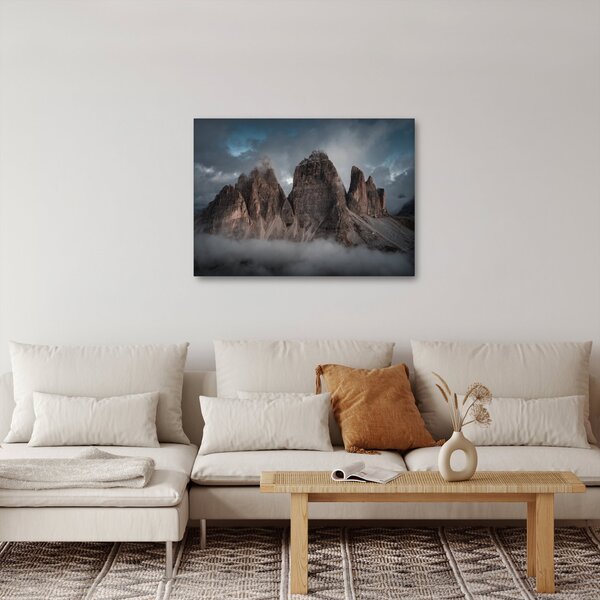 Kép - Három fogak, olasz Dolomitok (70x50 cm)