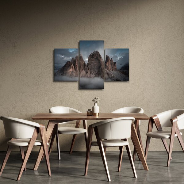 Kép - Három fogak, olasz Dolomitok (90x60 cm)