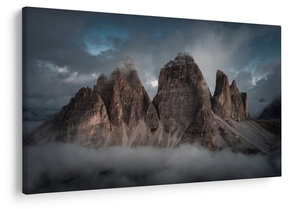 Kép - Három fogak, olasz Dolomitok (90x60 cm)