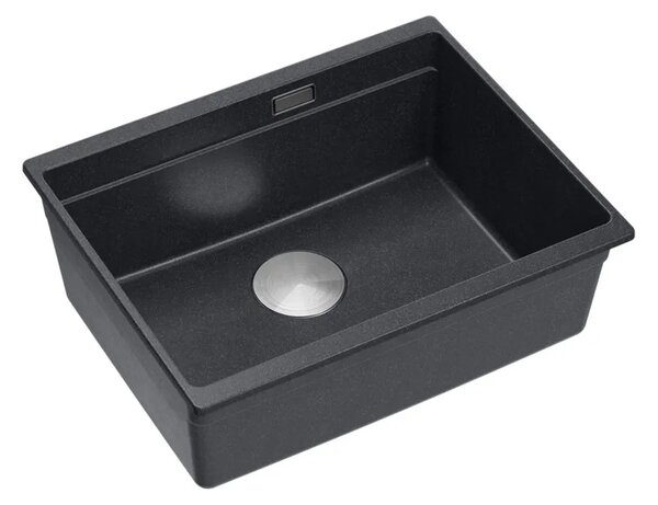 Gránit mosogató Logan 100 Black Metallic