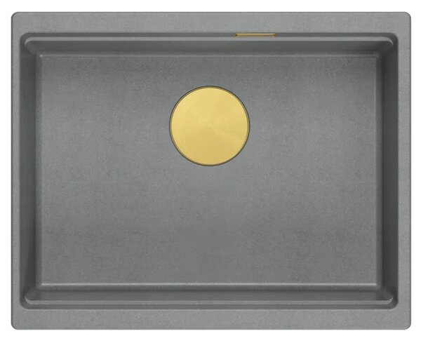 Gránit mosogató Logan 100 Grey Metallic