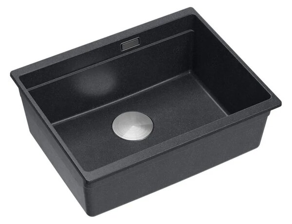 Gránit mosogató Logan 100 Black Metallic