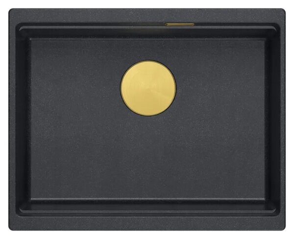 Gránit mosogató Logan 100 Black Metallic