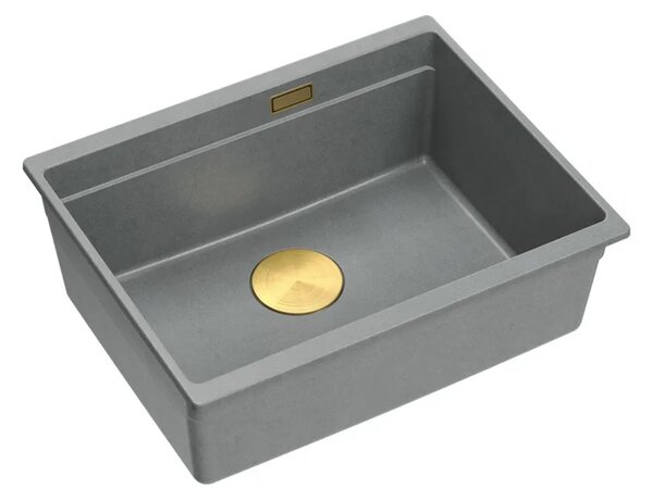 Gránit mosogató Logan 100 Grey Metallic