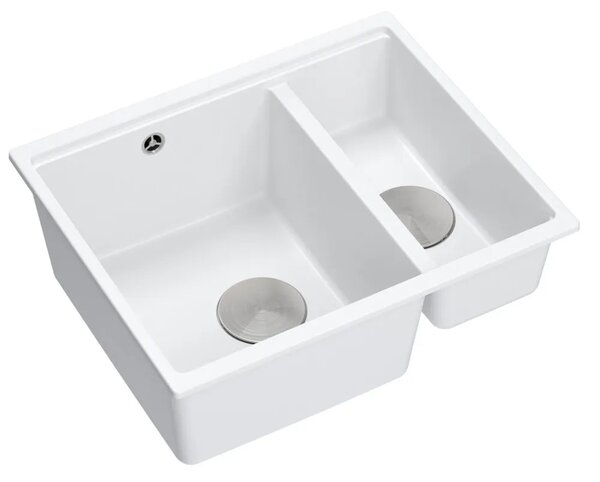 Gránit mosogató Logan 150 White