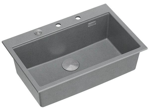 Gránit mosogató MARC 110 WORKSTATION Grey Metallic