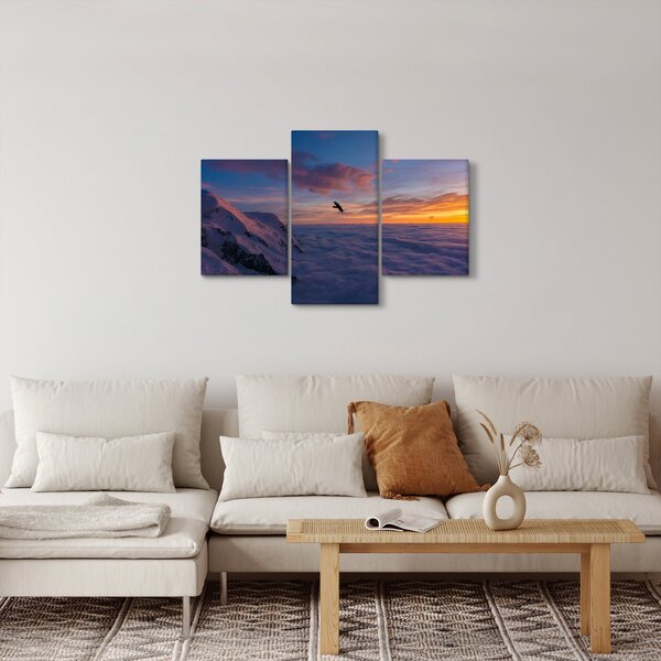 Kép naplementekor, Mt. blanc (90x60 cm)