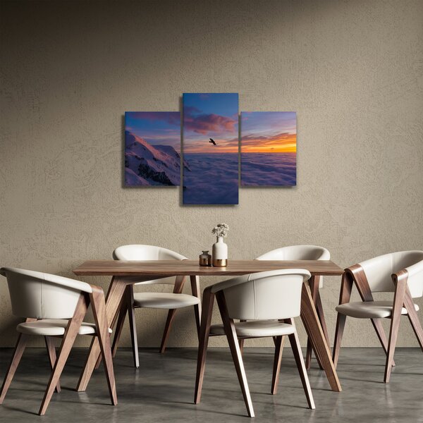 Kép naplementekor, Mt. blanc (90x60 cm)