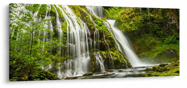 Kép - Vízesés, Wind River Valley (120x50 cm)