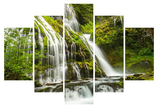 Kép - Vízesés, Wind River Valley (150x105 cm)