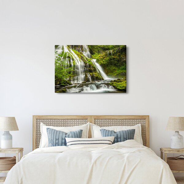 Kép - Vízesés, Wind River Valley (90x60 cm)