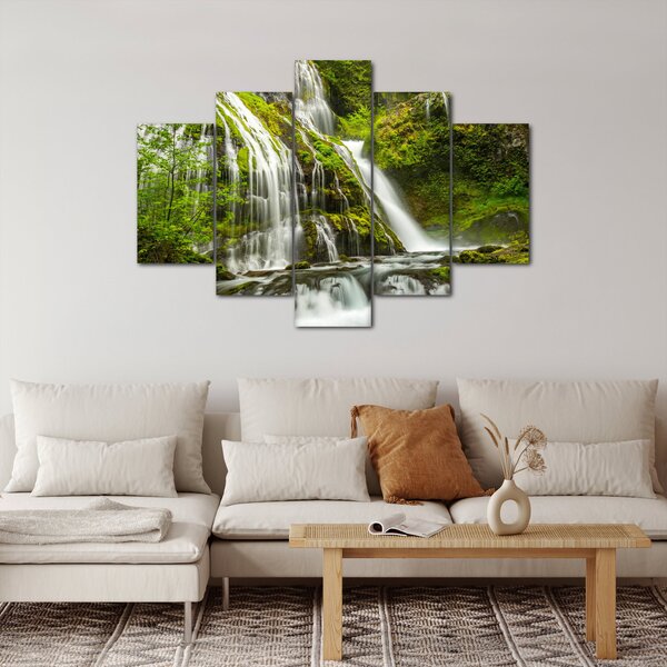 Kép - Vízesés, Wind River Valley (150x105 cm)