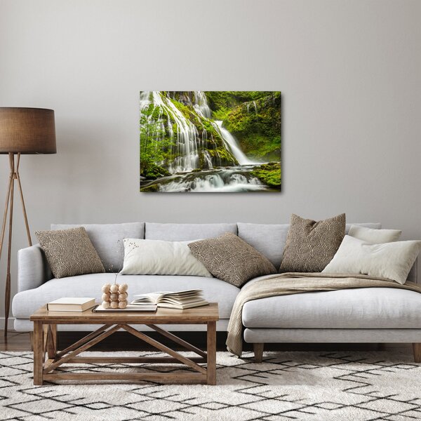 Kép - Vízesés, Wind River Valley (70x50 cm)