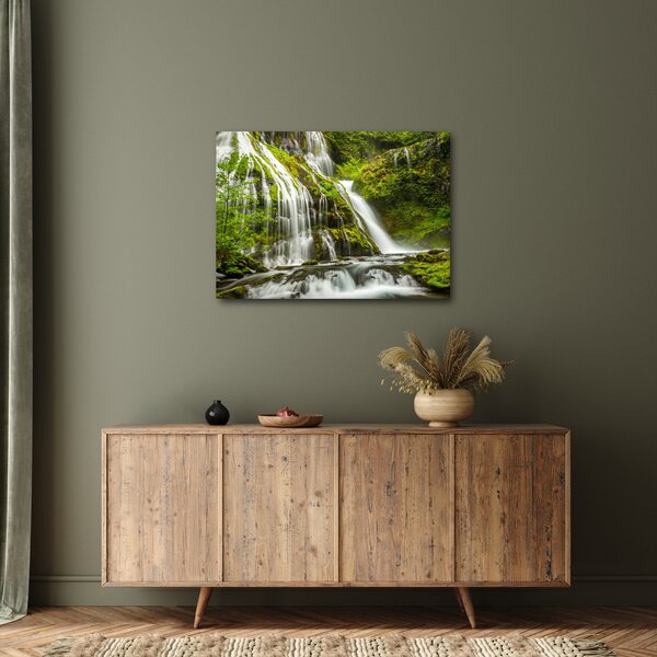 Kép - Vízesés, Wind River Valley (70x50 cm)