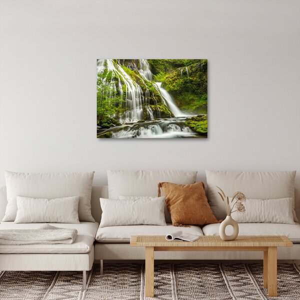 Kép - Vízesés, Wind River Valley (70x50 cm)