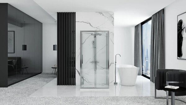 Zuhanykabin REA Rapid Slide Chrome