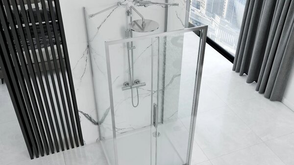 Zuhanykabin REA Rapid Slide Chrome