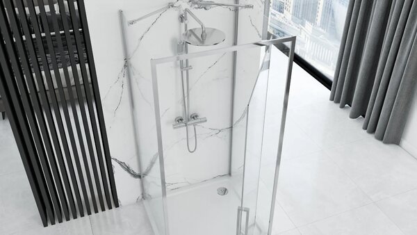 Zuhanykabin REA Rapid Swing Chrome
