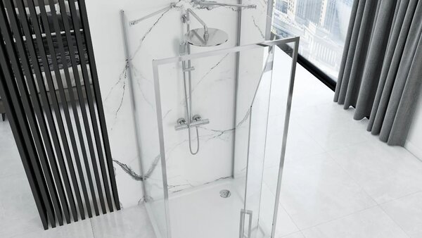 Zuhanykabin REA Rapid Swing Chrome