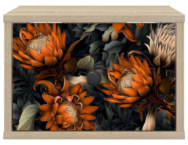 Fali éjjeli szekrény LOCHEM 2 db Sonoma Tölgy 36 x 33 x 25 cm