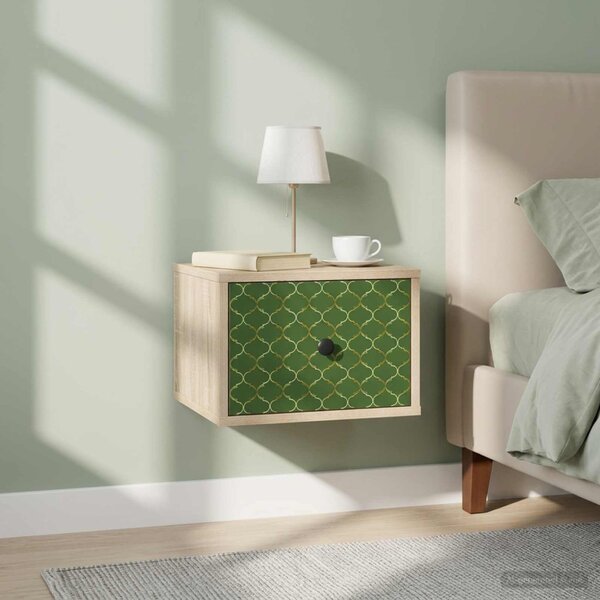 Fali éjjeli szekrény GELEEN 2 db Sonoma Tölgy 36 x 33 x 25 cm