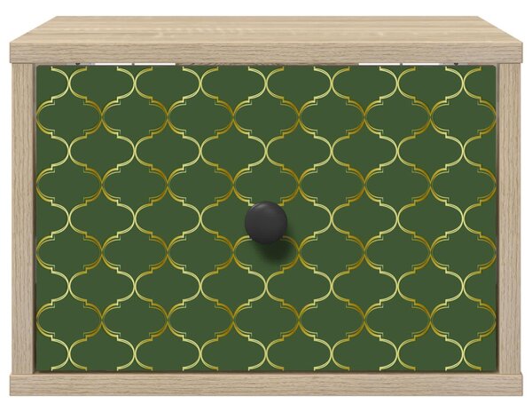 Fali éjjeli szekrény GELEEN 2 db Sonoma Tölgy 36 x 33 x 25 cm