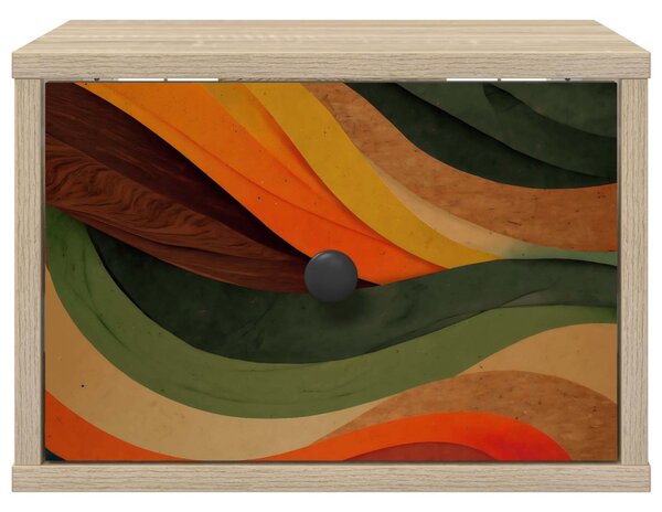 Fali éjjeli szekrény BONN 2 db Sonoma Tölgy 36 x 33 x 25 cm