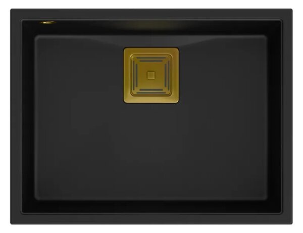Gránit mosogató DAVID 50 Black