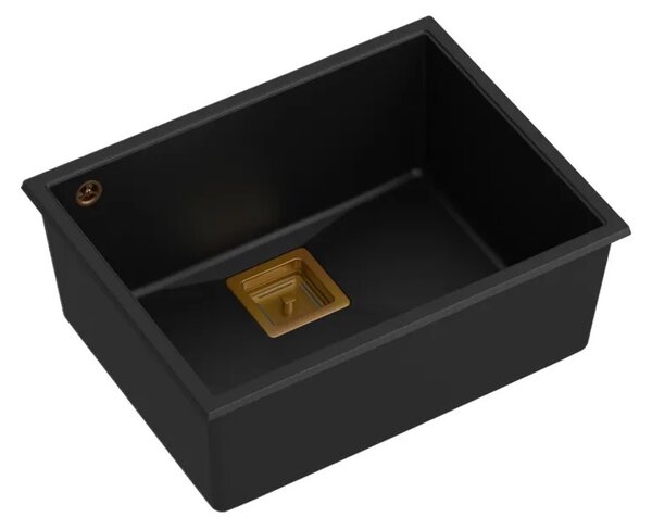 Gránit mosogató DAVID 50 Black