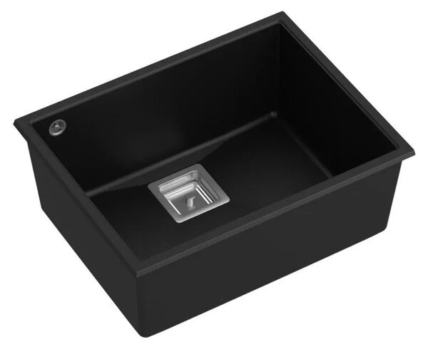 Gránit mosogató DAVID 50 Black