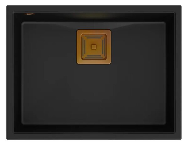 Gránit mosogató DAVID 50 Black
