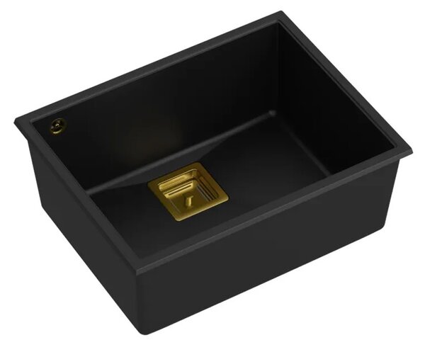 Gránit mosogató DAVID 50 Black