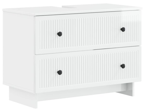 Fürdőszobai mosdószekrény EDE Magasfényű Fehér 82 x 41 x 59 cm