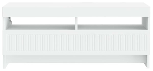 LED TV szekrény Fehér Szerelt Fa