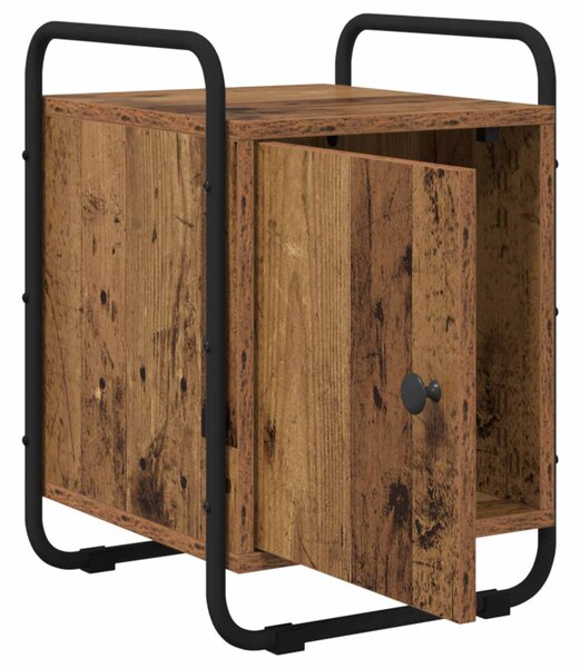 Éjjeliszekrény 2 db Antik Fa 35 x 36,5 x 50 cm Szerelt Fa