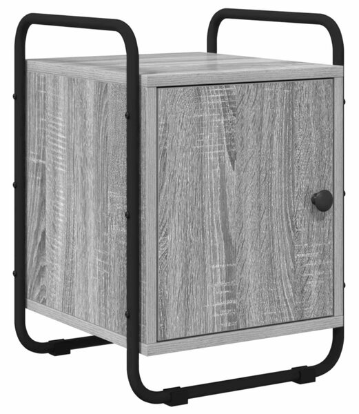 Éjjeliszekrény 2 db Szürke Sonoma 35 x 36,5 x 50 cm Szerelt Fa
