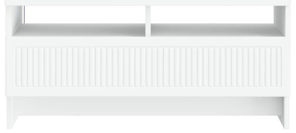 LED TV szekrény Fehér Szerelt Fa