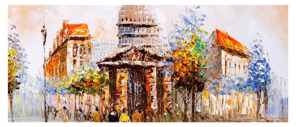 Kép - Festett városi emlékmű (120x50 cm)
