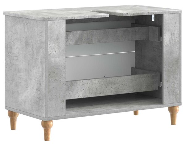 Fürdőszobai mosdószekrény ALKMAAR Betonszürke 82 x 41 x 59 cm