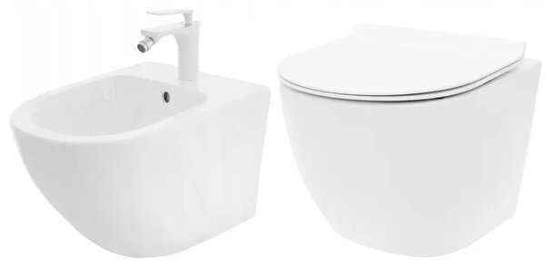 Zestaw misa WC CARLO MINI Slim N+ bidet CARLO MINI